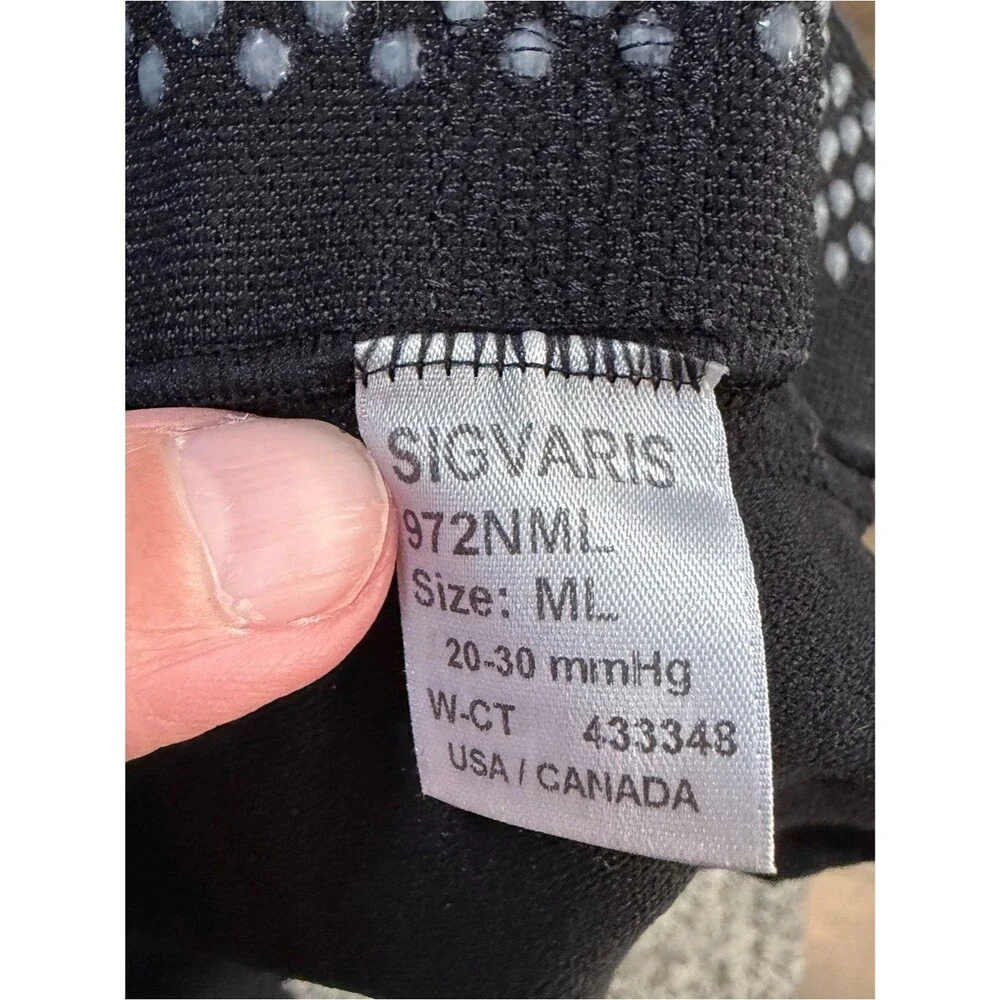 Sigvaris 972BAF Grip-Top Compression Tights 20-30 mmHg Size M3 Lipedema Edema